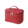 2023 New Golden Thread Bag, high appearance level, fashionable makeup bag, large-capacity portable handbag, cosmetics storage bag Item Picture